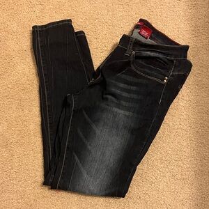 V.I.P.JEANS Cute Low Waist Skinny Slim Fit Dark Blue, 15/16